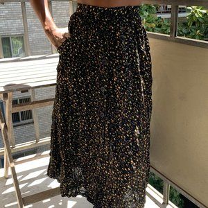 American Apparel maxi button up skirt